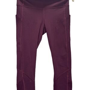 Lululemon Pace Rival Crop Deep Purple Leggings Size 6